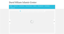 Desktop Screenshot of darulhikamic.com